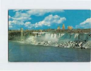 Postcard An Early Snowfall On The American Falls Niagara Falls New York USA