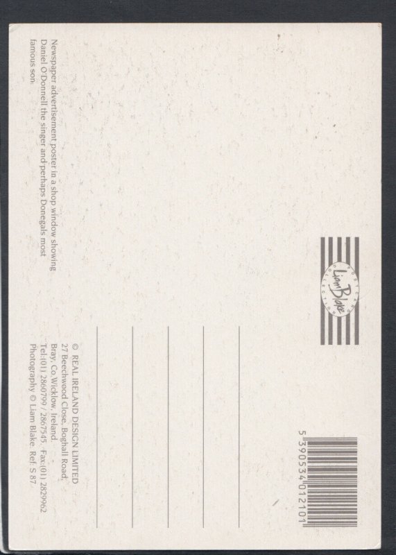 Famous People Postcard - Singer Daniel O'Donnell   T5528