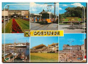 Modern Postcard Greetings from Oostende