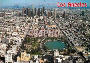 Modern Postcard Los angeles california downtown city building form an impress...