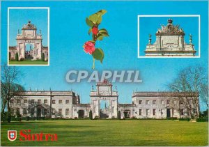 Postcard Modern Sintra Portugal palace of Seteais