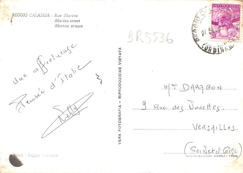 BR5536 Reggio Calabria Rue Marina  italy