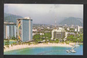 Hilton Hawaiian Village,Waikiki Beach,HI Postcard 