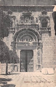 Portada de Santa Cruz Toledo Spain Unused 