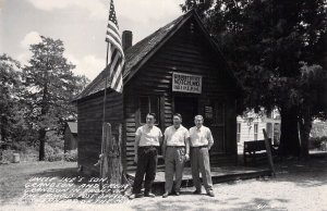 RPPC, Notch MO Post Office,  Uncle Ike Morrill Family, Branson MO,Old Post Card