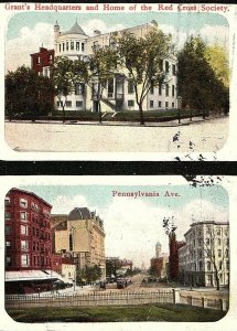 C.1910 Grant's Headquarters Building Red Cross Washington, D.C. Postcard P123