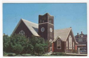 Atlantic Methodist Church Ocean City Maryland 1957 postcard