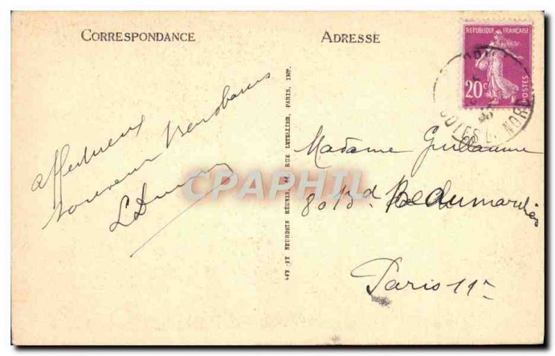 Postcard Old Saint Brieuc House Hotel Du Siecle called the Dukes of Brittany