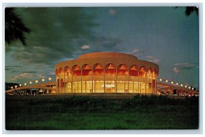 Tempe Arizona AZ Postcard Grady Grammage Memorial Auditorium Exterior Scene 1966