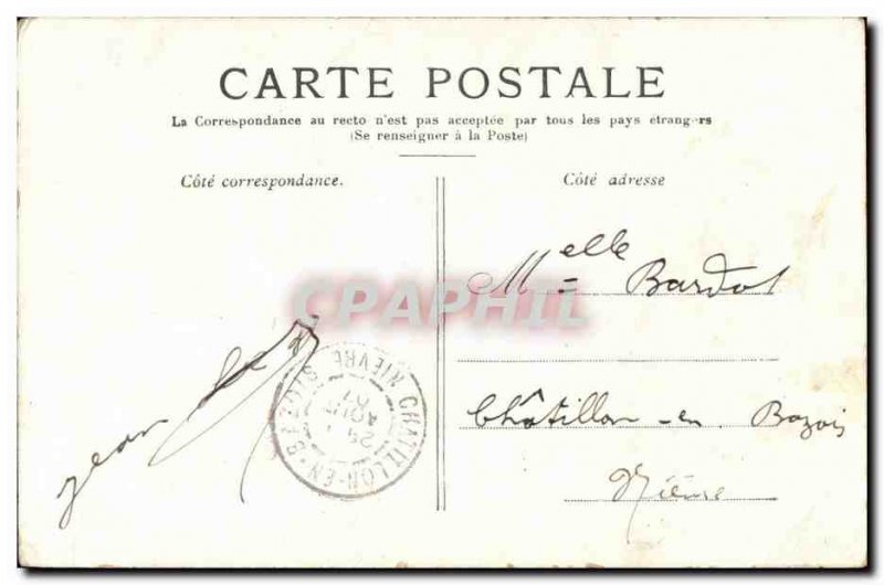 paris Old Postcard Bastille Square the July Column