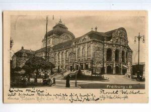 247964 WWI GERMANY FREIBURG airship Kaiser Wilhelm II OLD RPPC