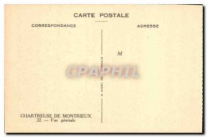 Old Postcard Chartreuse Montrieux general view