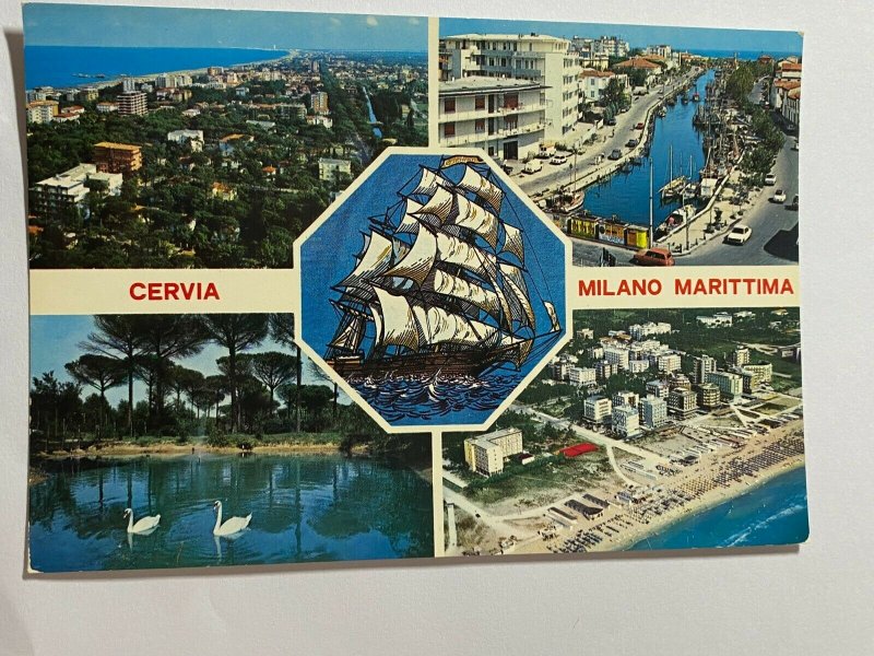 UNUSED ITALY MULTI VIEW POSTCARD - CERVIO MILANO MARITTIMA    (KK3877) 