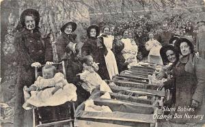 Salvation Army Slum Babies Orange Box Nursery Postcard