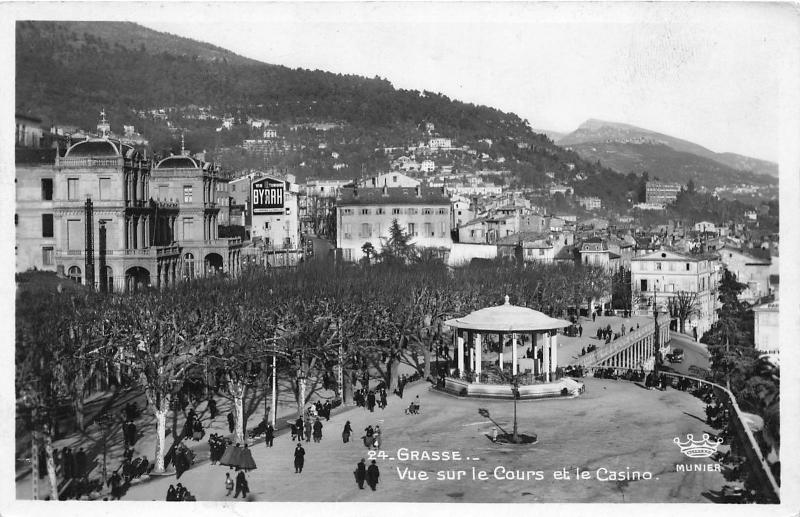 BR20780 vue sur le cours et le casino Grasse France