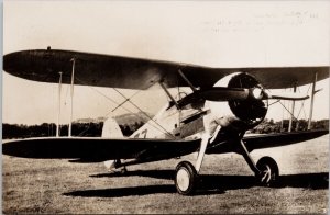 Gloster Gladiator Jachtvliegtuig Royal Air Force Airplane RPPC Postcard H37