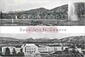 Modern Postcard Souvenir de Geneve