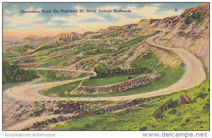 Horseshoe Bend On Highway 85 North Dakota Badlands
