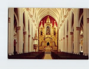 Postcard Interior view Church of the Carmelite Fathers Panama City Panama