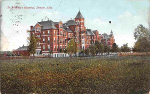 St Anthony's Hospital Denver Colorado 1912 postcard