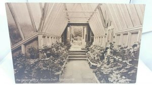 Vintage Postcard The Conservatory Ravens Croft Girl School Eastbourne c1940 