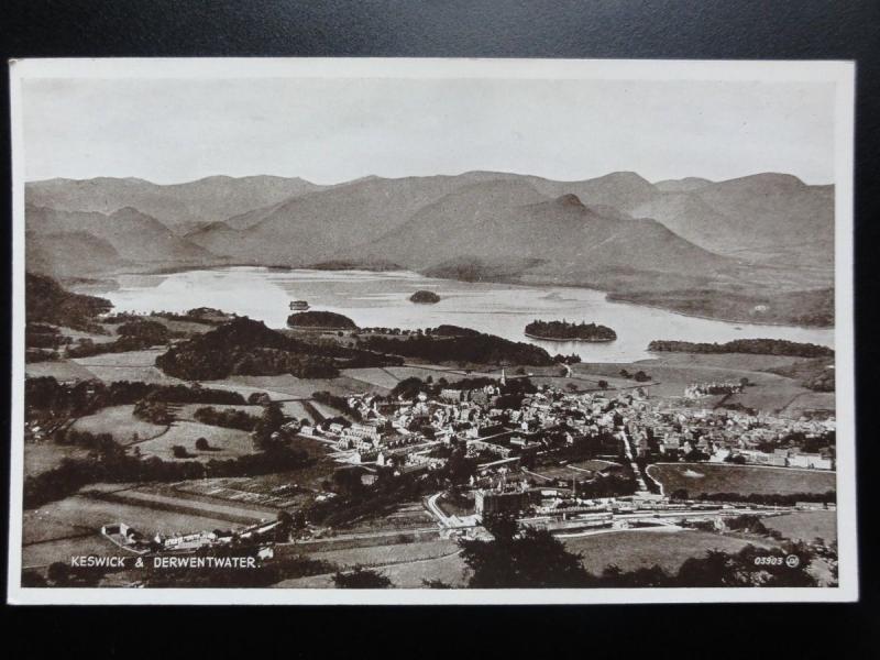 Cumbria: Keswick & Derwentwater, Old Postcard