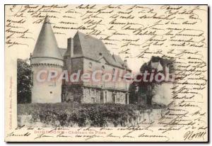 Postcard Old Dordogne Chateau De Pilles