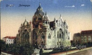 Szeged Sinagoga Judaic, Judaica writing on back close to perfect corners, wri...