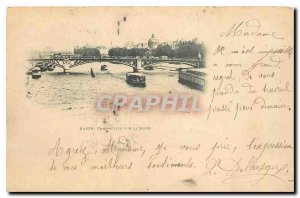 Old Postcard Perspective Paris on the Seine