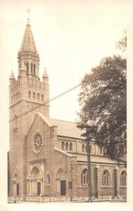 Concord New Hampshire First Church of Christ Real Photo Antique Postcard J61376
