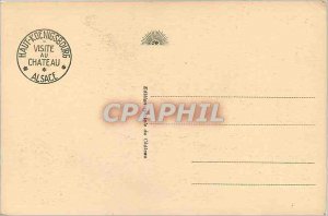 Postcard Old Hochk�nigsburg breakfast Lorraine