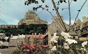 Canada Floral Quebec Vintage Postcard 07.80