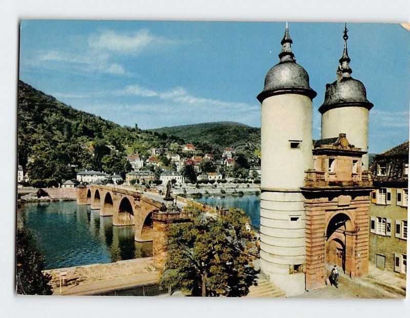 Postcard Alte Brücke, Heidelberg, Germany