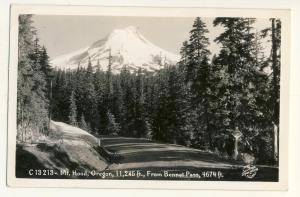 Mount Hood From Bennet Pass, Oregon/OR Glossy Postcard