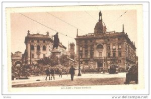 Piazza Cordusio, Milano, Lombardia, Italy, 10-20s