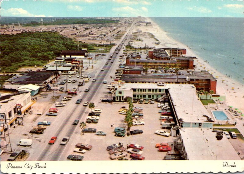Florida Panama City Beach Looking East From The Observation Deck Of The Mirac...