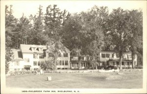 Shelburne New Hampshire Philbrook Farm Inn Shorey 1496 Real Photo Postcard