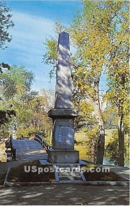 Battleground erected in 1837 - Concord, Massachusetts MA
