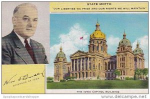 Iowa Des Moines Wm S Beardsley Native Iowan Inaugurated January 13 1949 As Th...