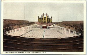 M-36355 Interior Of Mormon Tabernacle Salt Lake City Utah