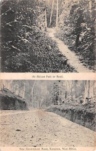 African Path or Road West Africa Africa, Afrika 1913 Missing Stamp 