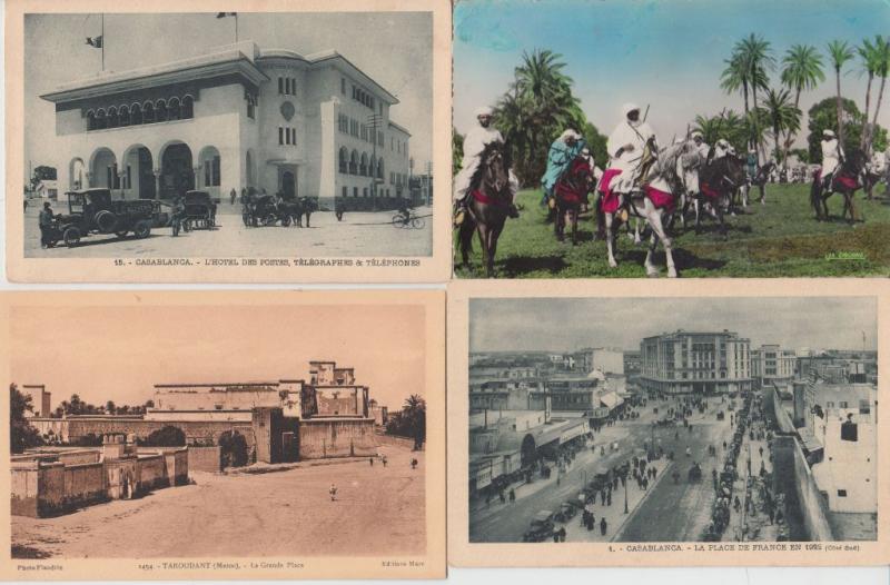 MAROC MOROCCO Afrique 156 Cartes Postales 1900-1940