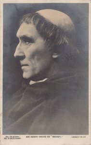 SIR HENRY IRVING AS BECKET~BRITISH EDWARDIAN ACTOR~1906 BEAGLES PHOTO POSTCARD