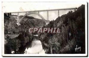 Postcard Old Approx Saint Flour Cantal The Valley of Truyere and the Garabit ...