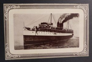 Mint Ship Postcard S.S. Princess Charlotte Leaving Vancouver RPPC