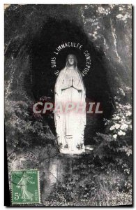 Old Postcard Lourdes L & # 39apparition