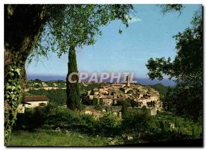 Postcard Moderne Saint Paul View Of The City In The Background mediterrannee