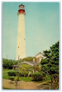 c1950's Lighthouse Cape May Point New Jersey NJ Unposted Vintage Postcard