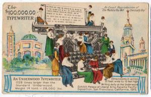 Underwood Typewriter, $100,000 Typewriter