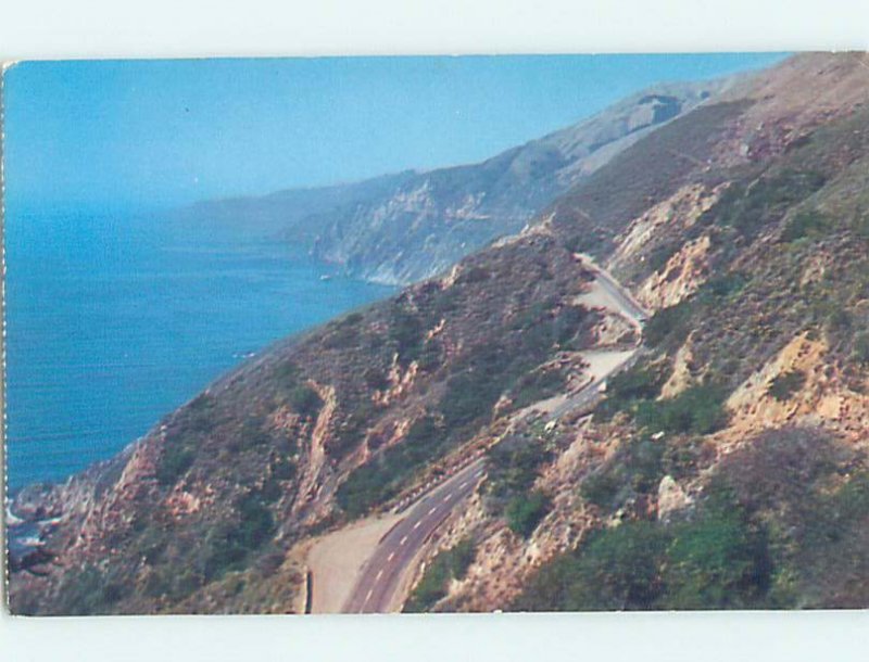 Pre-1980 NATURE SCENE Big Sur - Near Carmel California CA AD2728